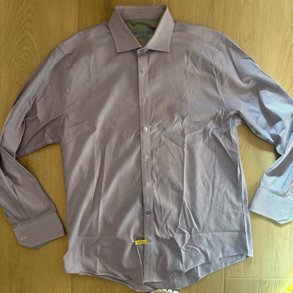 Twillory Shirt Men 17 34/35 Button Up Long Sleeve Stretch Performance Lot Of 2 - Picture 5 of 11